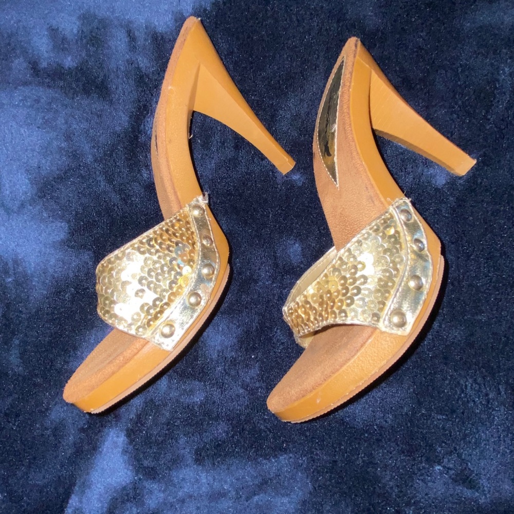 Shiekh sequined heels